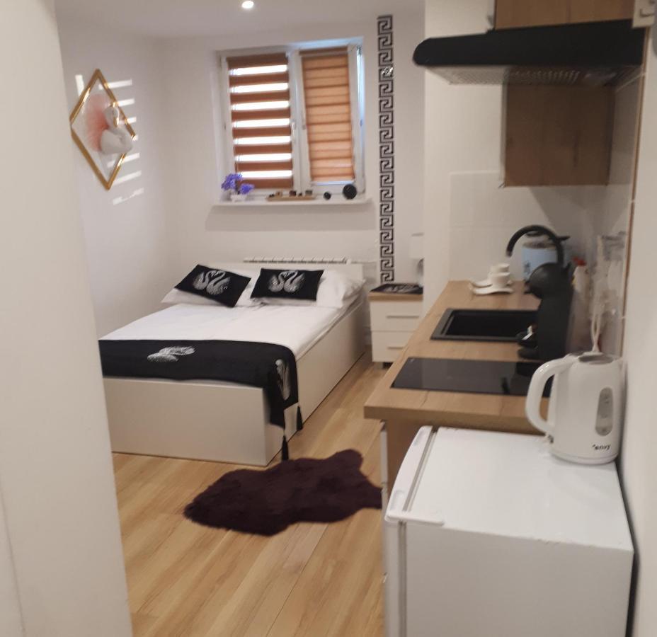 Apartamenty Centrum Panoramiczna Mala Dwojka Swan Labedz Promenada Klimatyzacja Lodowa 키엘체 외부 사진